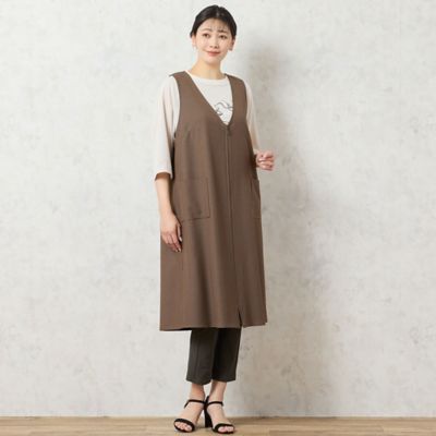 洗える】千鳥柄ジャンパースカート（21115503） | MISSEL