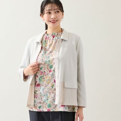 新品未使用完売品holiday TULIP柄カットソー 洗える・日本製・3L／4Lサイズあり】フラワーガーデンカットソー