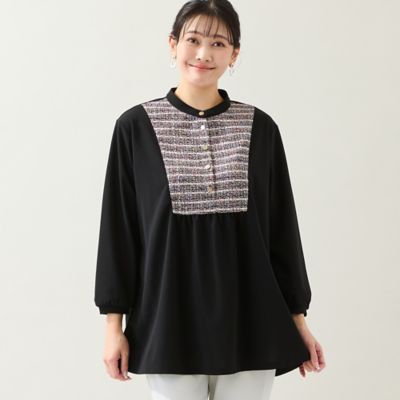 洗える・3L／4Lサイズあり】ヨークチュニック（21121606