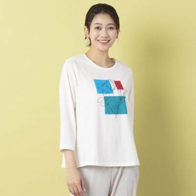 アートプリントコットンTシャツ（21122362） | MISSEL