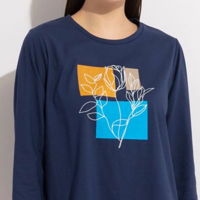 アートプリントコットンTシャツ（21122362） | MISSEL