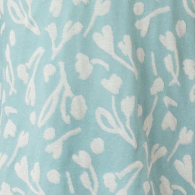 【洗える・日本製・ＷＥＢ限定カラーあり】バイカラー　ボタニカル柄カットソー（２１１２２５０７）