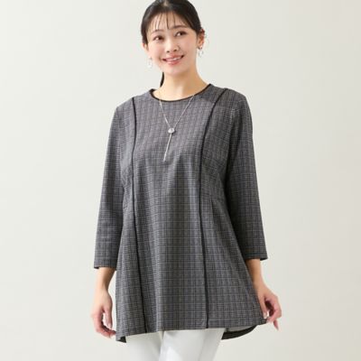 ＜MISSEL＞【洗える・清涼快適素材・Ｌ～４Ｌサイズ】Ｂｒｅｅｚｅ　Ｃｏｏｌチュニック（２１１２２６０６）