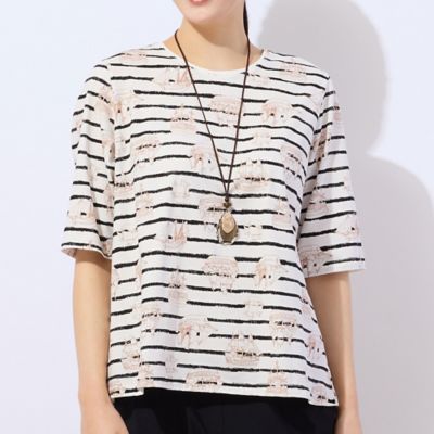【洗える・日本製】ｓｈｉｐ　＆　ｂｏｒｄｅｒ　Ｔシャツ（２１１２３５０１）
