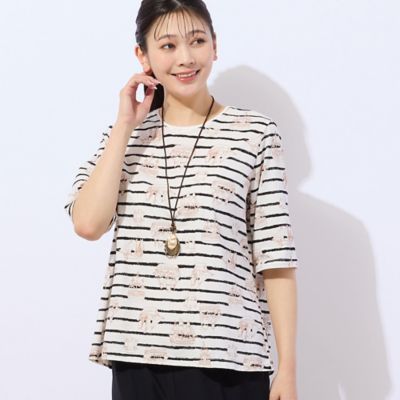 【洗える・日本製】ｓｈｉｐ　＆　ｂｏｒｄｅｒ　Ｔシャツ（２１１２３５０１）