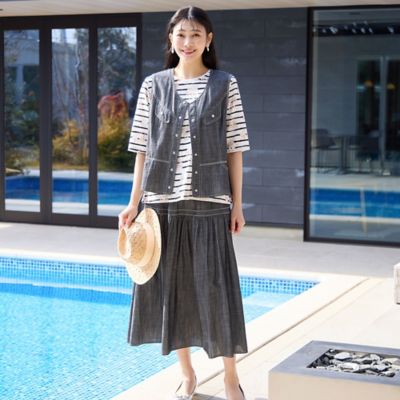 【洗える・日本製】ｓｈｉｐ　＆　ｂｏｒｄｅｒ　Ｔシャツ（２１１２３５０１）