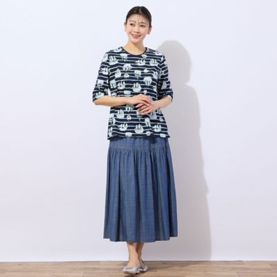 【洗える・日本製】ｓｈｉｐ　＆　ｂｏｒｄｅｒ　Ｔシャツ（２１１２３５０１）