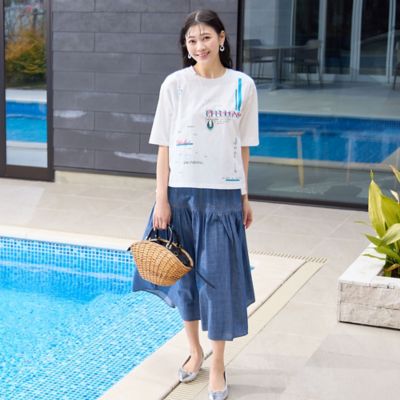 【洗える】メッセージ柄Ｔシャツ（２１１２３５１２）