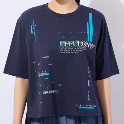 【洗える】メッセージ柄Ｔシャツ（２１１２３５１２）