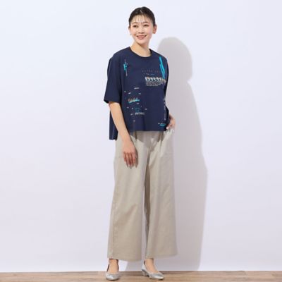 【洗える】メッセージ柄Ｔシャツ（２１１２３５１２）