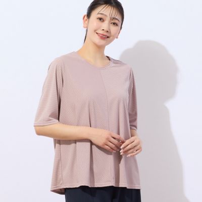 【洗える・日本製】ミニボーダーＴシャツ（２１１２３５２３）