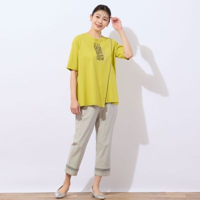 【洗える・日本製】Ｕｒｂａｎ　Ｓａｆａｒｉ　アシンメトリーＴシャツ（２１１２３５３０）