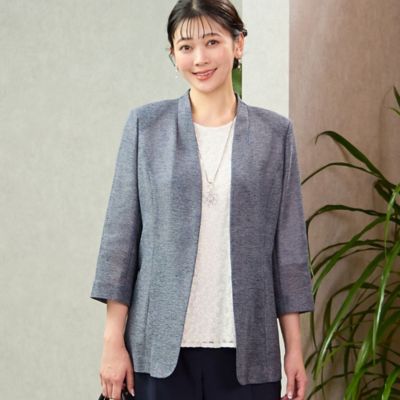 【洗える・日本製】ミニフラワー刺繍カットソー（２１１２３５３５）