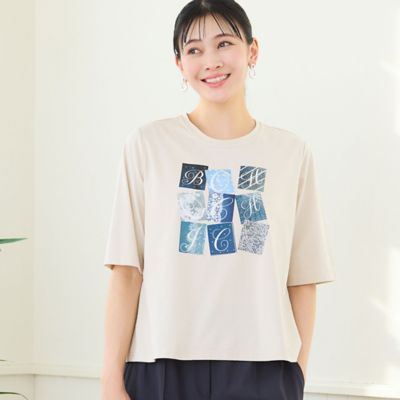 洗える・L～4Lサイズ】BOHO CHIC Tシャツ