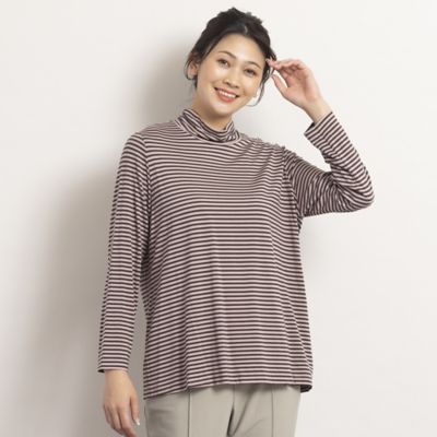 ラグウォームボーダー スタンドカラーカットソー ２１１２５２５０ 三越伊勢丹オンラインストア 公式