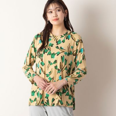 ＜MISSEL＞ハートフラワープリントトップス（２１１２５３４５）