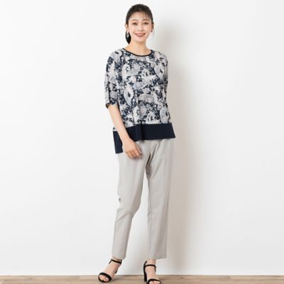 ペイズリープリントＴシャツ（２１１２５４０５）