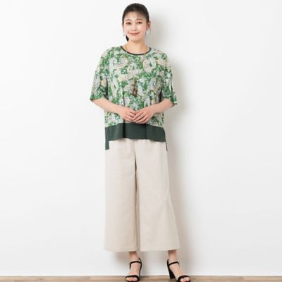 ペイズリープリントＴシャツ（２１１２５４０５）