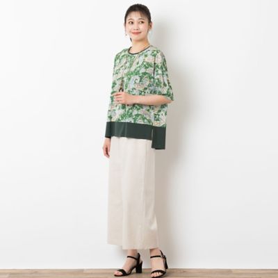ペイズリープリントＴシャツ（２１１２５４０５）