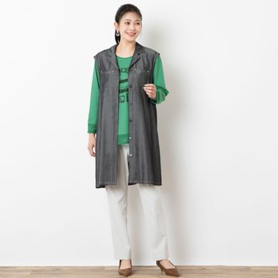 ロゴ刺繍ロンＴ（２１１２５４５４）