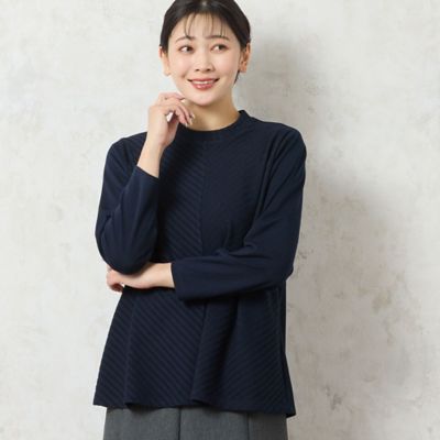 洗える】ワイドリブカットソー（21125507） | MISSEL/ミゼール