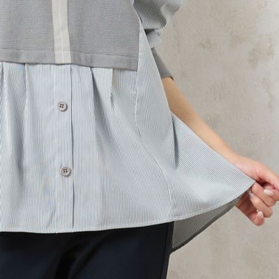 洗える】重ね着風プルオーバー（21125515） | MISSEL/ミゼール