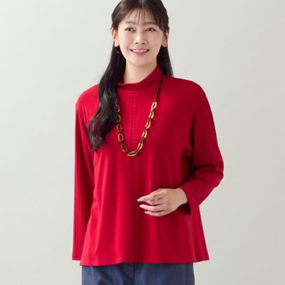 洗える・一部カラーアンサンブル可・L～4Lサイズ】ベア天×針抜き