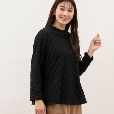 ＜MISSEL＞キルトジャカードトップス（２１１２６３０４）