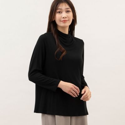 ＜MISSEL＞ボトルネックソフトカットソー（２１１２６３３０）