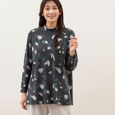 ＜MISSEL＞フラワープリントカットソー（２１１２６３４７）