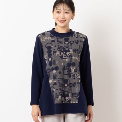 一時値下げ！！！ミディアム　26SS オンライン完売　カットソー 起毛パイルジャカード カットソー（21126410） | MISSEL