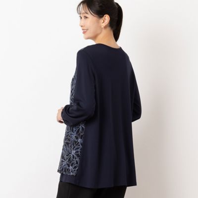 45R✨️モンサンミッシェル超ガーゼのカットソー❁リネン混 ふんわり ナチュラル 45R✨️モンサンミッシェル超ガーゼのカットソー❁リネン混 ふんわり