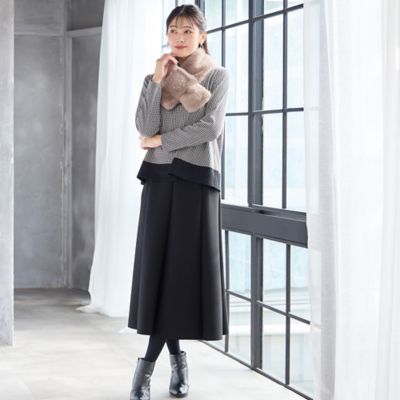 ことり２３区Ｌ サイズ44 MANTECOPureリバー ロングコート / 23区 | ファッション通販