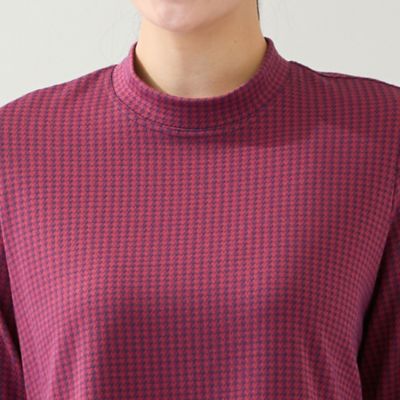 洗える・3L／4Lサイズあり】千鳥柄カットソー（21126513