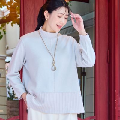 ミゼール（missel）/【洗える・3L/4Lサイズあり】裏起毛カットソー 人気アイテム・洗える・3L／4Lサイズあり】ふんわり起毛カットソー