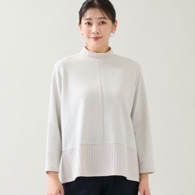 人気アイテム・洗える・3L／4Lサイズあり】ふんわり起毛カットソー