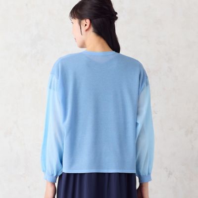 MISSEL - ミゼール ニット カーディガン　2点セット　LLサイズ　未使用品 洗える・3Lサイズあり】シアースリーブカーディガン