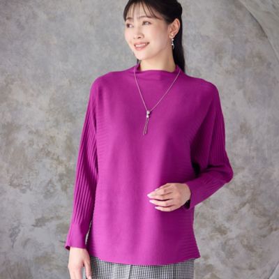 ピンク系 レディースの大きいサイズ 13号～25号／2L～8L セーター