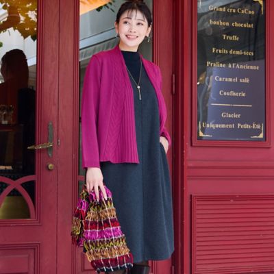 ミゼール（missel）/【日本製】ウール混カーディガン 日本製】ウール混カーディガン（21136503） | MISSEL/ミゼール