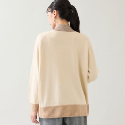 EFFLORESCENCE バイカラー セーターMサイズ バイカラーセーター（21136504） | MISSEL/ミゼール | 三越
