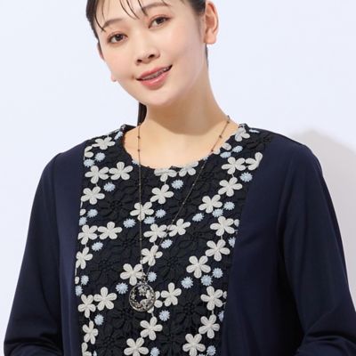 サークルフラワーネックレス（２１１４２５０２）