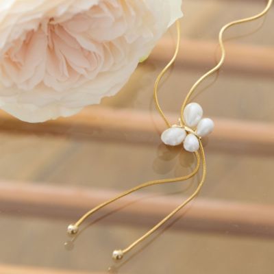 ＜MISSEL＞【スライドフリー】バタフライスライドネックレス（２１１４２６０９）