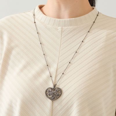 送料無料★CHIEKO+★ハートネックレス heart stock necklace｜CHIEKO+(チエコプラス)公式通販