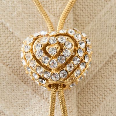 スモールハートロックペンダント5月末まで miniハート スライダーネックレス（21145503
