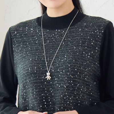 ゆらゆらクマちゃんネックレス（21145504） | MISSEL