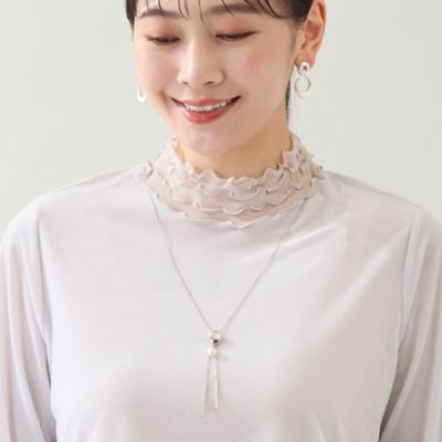 メッキ　アクセサリー　MONET パール メッキ アクセサリー MONET パール □美品□ MONET モネ ライン