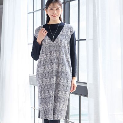 ♡新品未使用·三越MITSUKOSHIミセスロングネックレス&イヤリングセット♡ ♡新品未使用·三越MITSUKOSHIミセスロングネックレス&イヤリング