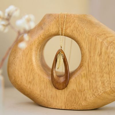 一部店舗／WEB限定】木の雫型ネックレス（21145611