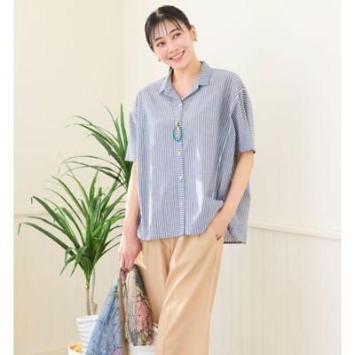 接触冷感】地図柄ストール（21162601） | MISSEL/ミゼール