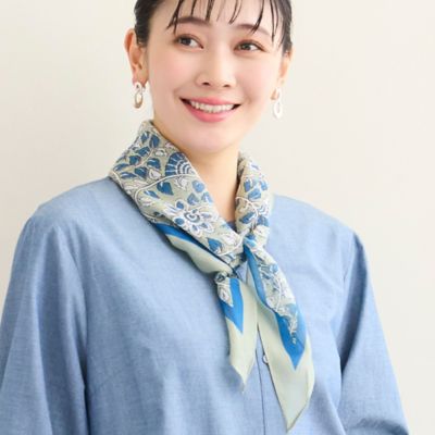 洗える】ダイヤスカーフ（21162604） | MISSEL/ミゼール